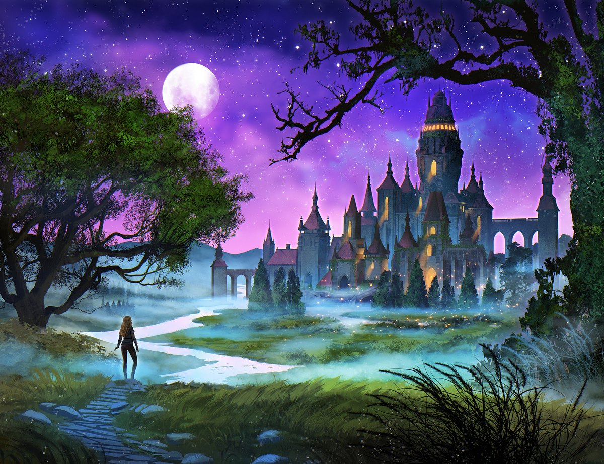 A Grim End endpaper artwork